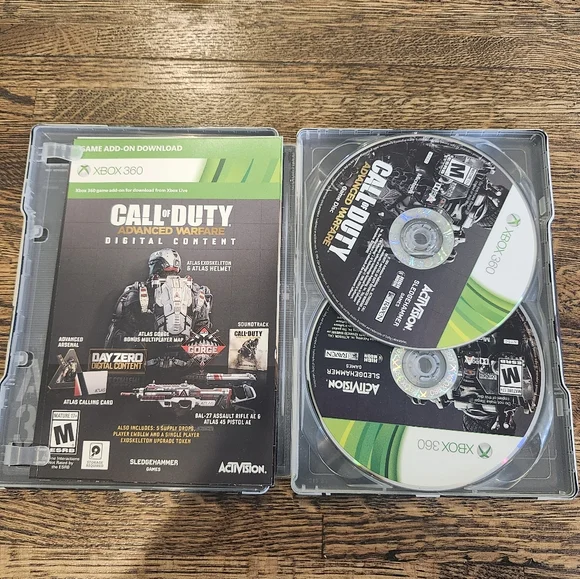 21 Xbox 360 Video Games Lot Including 3 Call Duty + Adv Warfare Atlas Pro, GTA 5 - Picture 3 of 6